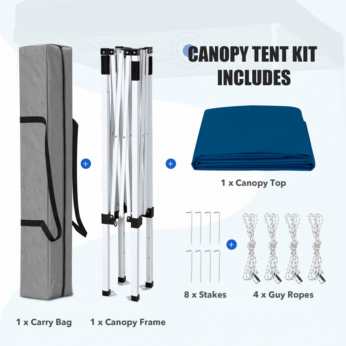 5x5 Pop Up Canopy Tent - Eagle Peak®