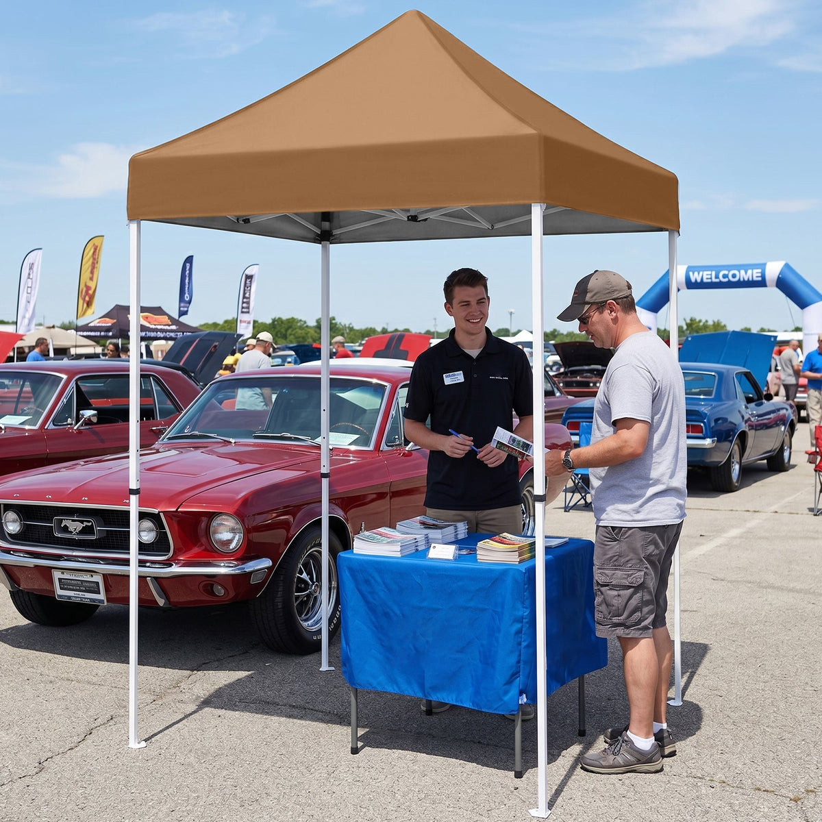 5x5 Pop Up Canopy Tent - Eagle Peak®