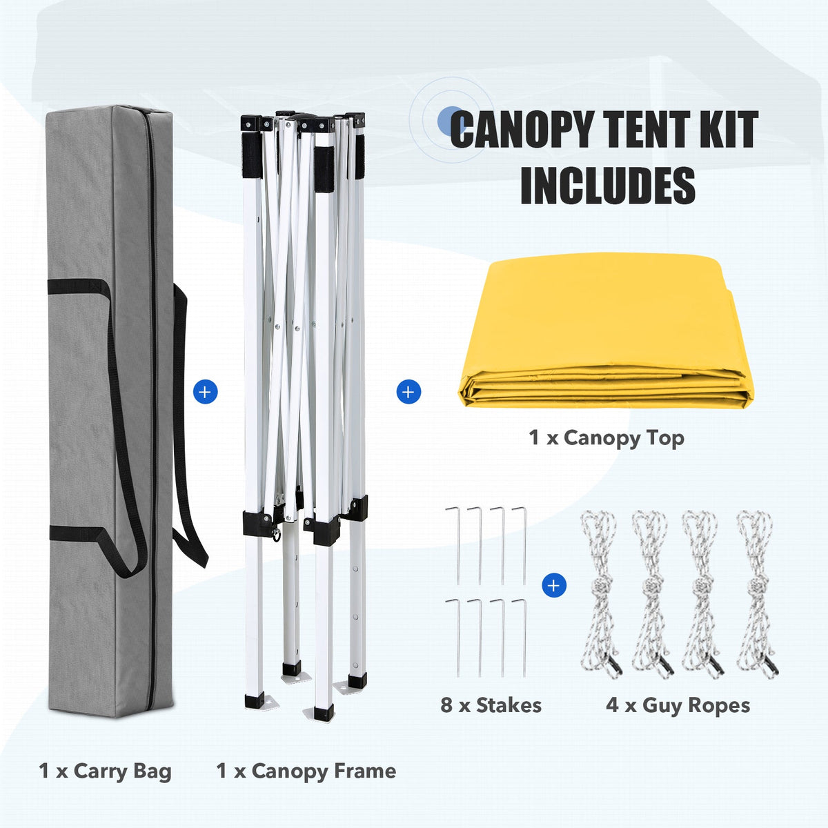 5x5 Pop Up Canopy Tent - Eagle Peak®