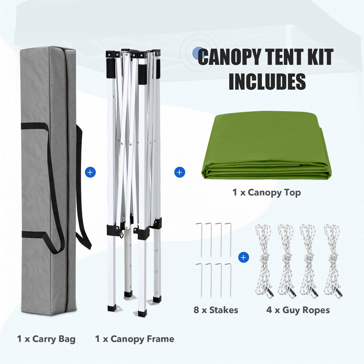 5x5 Pop Up Canopy Tent - Eagle Peak®