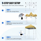 5x5 Pop Up Canopy Tent - Eagle Peak®