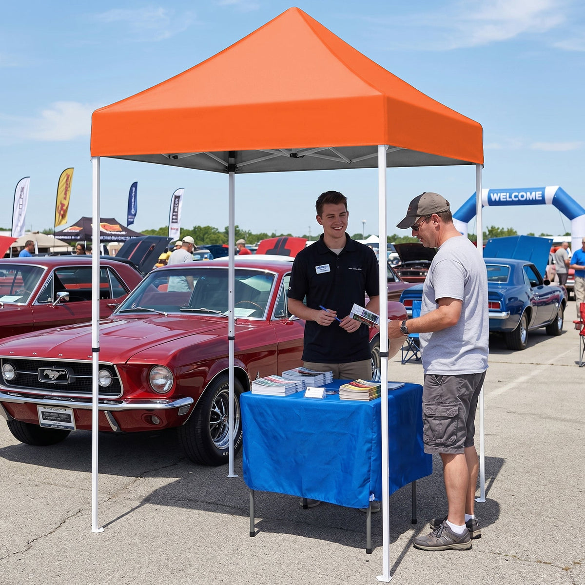 5x5 Pop Up Canopy Tent - Eagle Peak®