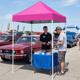 5x5 Pop Up Canopy Tent Instant Straight Leg Outdoor Canopy Easy Set-up - Eagle Peak®