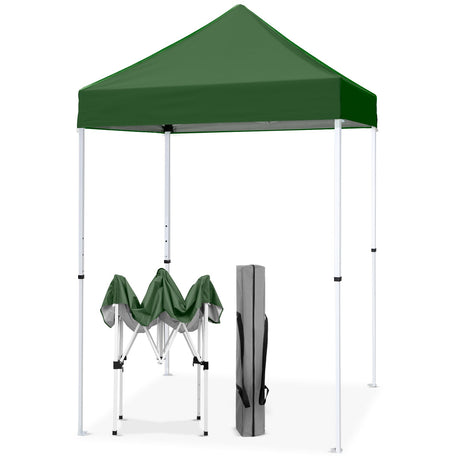 5x5 Pop Up Canopy Tent Instant Straight Leg Outdoor Canopy Easy Set - up - Eagle Peak