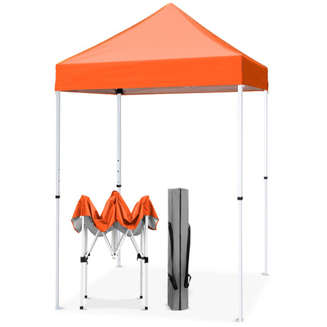 5x5 Pop Up Canopy Tent Instant Straight Leg Outdoor Canopy Easy Set - up - Eagle Peak