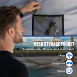 5x5 Pop Up Canopy Tent Instant Straight Leg Outdoor Canopy Easy Set-up - Eagle Peak®