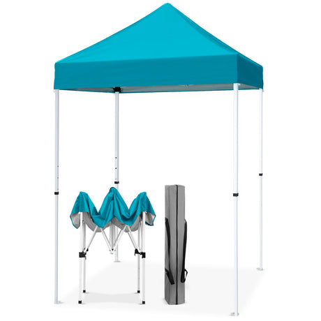 5x5 Pop Up Canopy Tent Instant Straight Leg Outdoor Canopy Easy Set - up - Eagle Peak