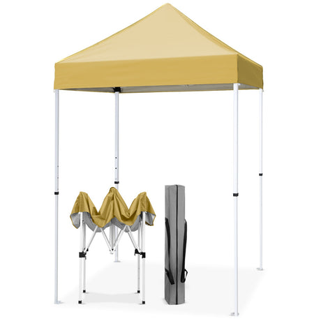 5x5 Pop Up Canopy Tent Instant Straight Leg Outdoor Canopy Easy Set - up - Eagle Peak