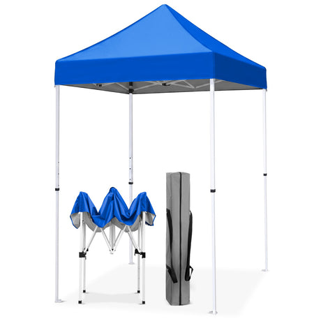 5x5 Pop Up Canopy Tent Instant Straight Leg Outdoor Canopy Easy Set-up - Eagle Peak®