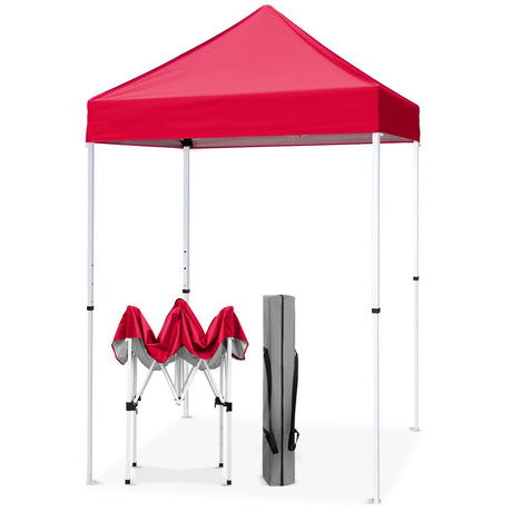 5x5 Pop Up Canopy Tent Instant Straight Leg Outdoor Canopy Easy Set - up - Eagle Peak