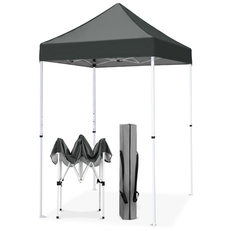 5x5 Pop Up Canopy Tent Instant Straight Leg Outdoor Canopy Easy Set-up - Eagle Peak®
