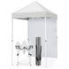 5x5 Pop Up Canopy Tent with 1 Removable Sidewall - Eagle Peak®