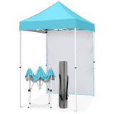 5x5 Pop Up Canopy Tent with 1 Removable Sidewall - Eagle Peak®