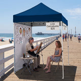 5x5 Pop Up Canopy Tent with 1 Removable Sidewall - Eagle Peak®