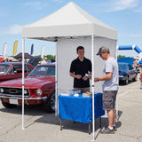 5x5 Pop Up Canopy Tent with 1 Removable Sidewall - Eagle Peak®