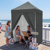 5x5 Pop Up Canopy Tent with 4 Removable Sidewalls - Eagle Peak®