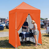 5x5 Pop Up Canopy Tent with 4 Removable Sidewalls - Eagle Peak®