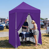 5x5 Pop Up Canopy Tent with 4 Removable Sidewalls - Eagle Peak®
