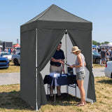 5x5 Pop Up Canopy Tent with 4 Removable Sidewalls - Eagle Peak®