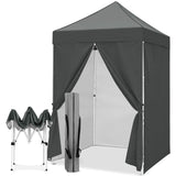 5x5 Pop Up Canopy Tent with 4 Removable Sidewalls - Eagle Peak®