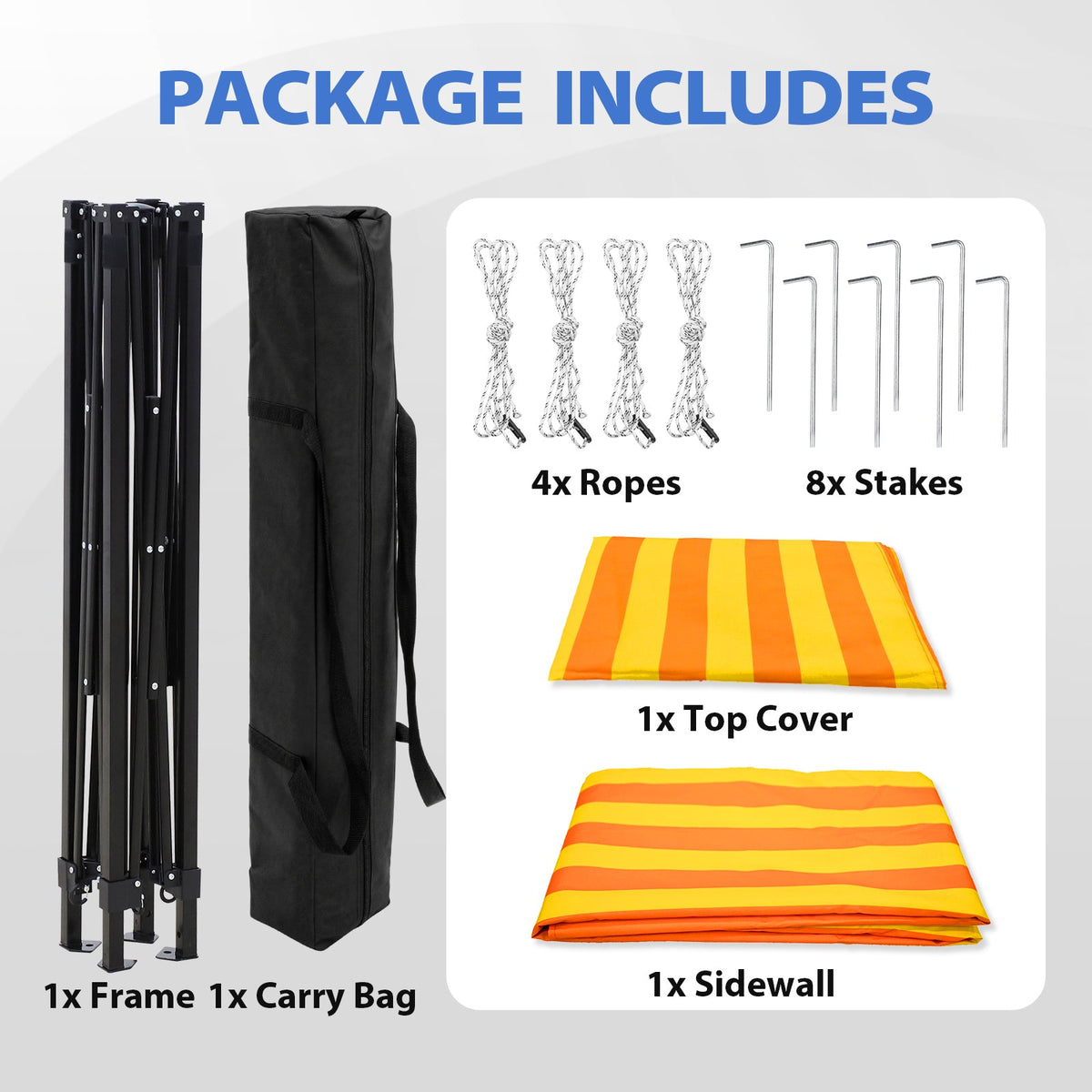 5x5 Pop Up Changing Tent, Flat Top Changing Room - Eagle Peak®
