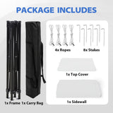 5x5 Pop Up Changing Tent, Flat Top Changing Room - Eagle Peak®