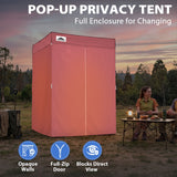 5x5 Pop Up Changing Tent, Flat Top Changing Room - Eagle Peak®