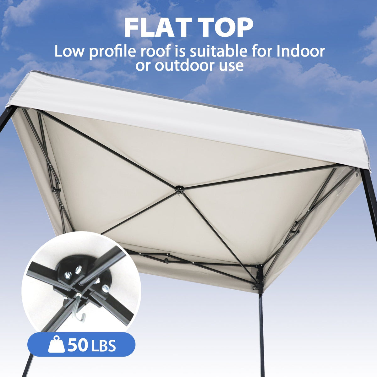 5x5 Pop Up Changing Tent, Flat Top Changing Room - Eagle Peak®