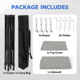 5x5 Pop Up Changing Tent, Flat Top Changing Room - Eagle Peak®