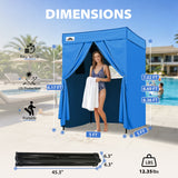 5x5 Pop Up Changing Tent, Flat Top Changing Room - Eagle Peak®
