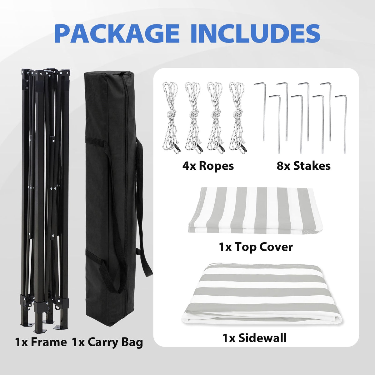5x5 Pop Up Changing Tent, Flat Top Changing Room - Eagle Peak®