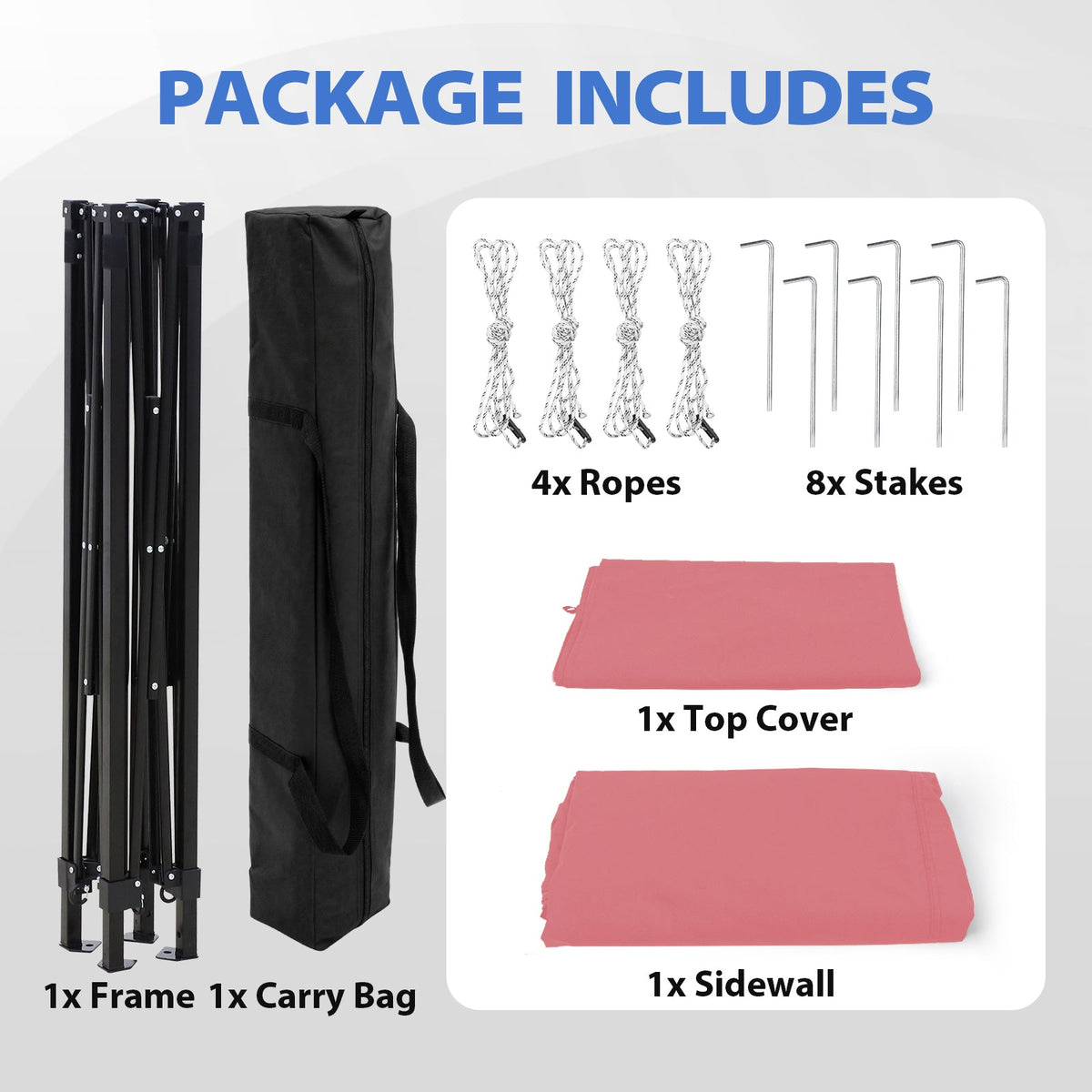 5x5 Pop Up Changing Tent, Flat Top Changing Room - Eagle Peak®
