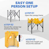 5x5 Pop Up Changing Tent, Flat Top Changing Room - Eagle Peak®
