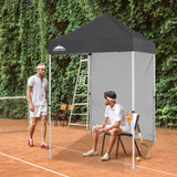 EAGLE PEAK Straight Leg Outdoor Portable Canopy Tent with Removable Sunwalls 5x5 ft, Carry Bag Included