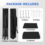 5x5 Pop Up Changing Tent, Flat Top Changing Room
