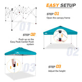 6.6x6.6 Pop Up Canopy Tent - Eagle Peak Custom Canopy Tent