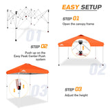 6.6x6.6 Pop Up Canopy Tent - Eagle Peak Custom Canopy Tent