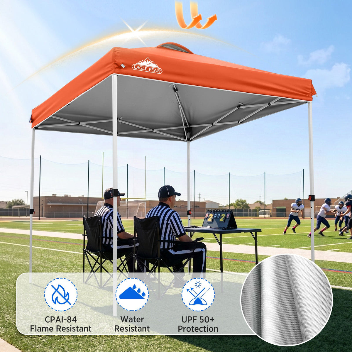6.6x6.6 Pop Up Canopy Tent Easy Up Canopy Outdoor - Eagle Peak®