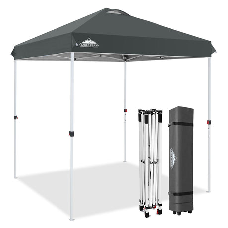 6.6x6.6 Pop Up Canopy Tent Easy Up Canopy Outdoor - Eagle Peak®