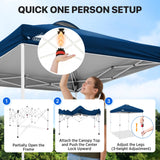 6.6x6.6 Pop Up Canopy Tent Easy Up Canopy Outdoor - Eagle Peak®