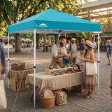 6.6x6.6 Pop Up Canopy Tent Easy Up Canopy Outdoor - Eagle Peak®