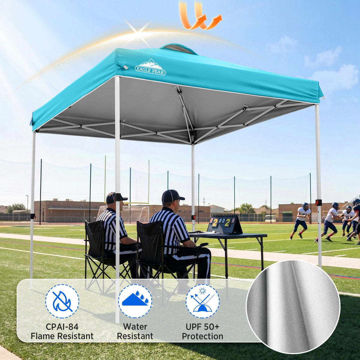 6.6x6.6 Pop Up Canopy Tent Easy Up Canopy Outdoor - Eagle Peak®