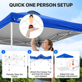6.6x6.6 Pop Up Canopy Tent Easy Up Canopy Outdoor - Eagle Peak®