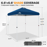 6.6x6.6 Pop Up Canopy Tent Easy Up Canopy Outdoor - Eagle Peak®