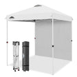 6.6x6.6 Pop Up Canopy Tent with 1 Sidewall - Eagle Peak®