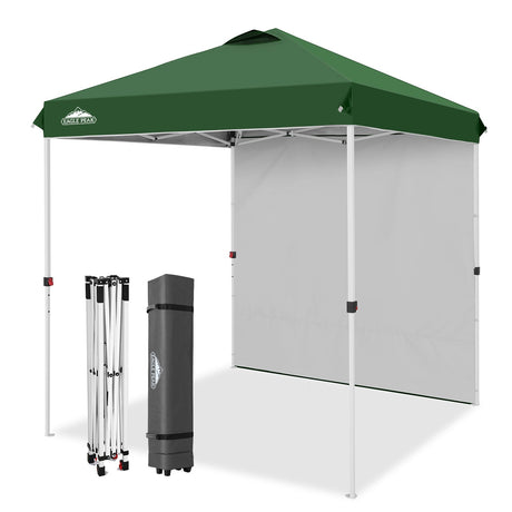 6.6x6.6 Pop Up Canopy Tent with 1 Sidewall - Eagle Peak®
