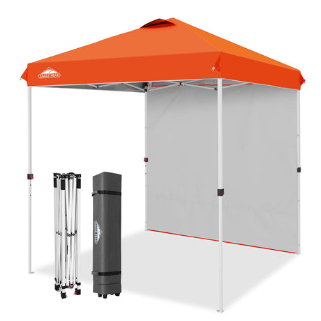 6.6x6.6 Pop Up Canopy Tent with 1 Sidewall - Eagle Peak®