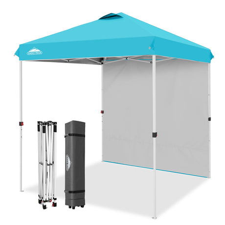 6.6x6.6 Pop Up Canopy Tent with 1 Sidewall - Eagle Peak®