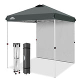 6.6x6.6 Pop Up Canopy Tent with 1 Sidewall - Eagle Peak®