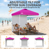 6.6x6.6 Pop Up Canopy Tent with 1 Sidewall - Eagle Peak®